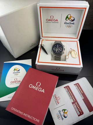 Omega Speedmaster Mark II Rio 2016 Limited Edition Stahl · Automatik · Full Set