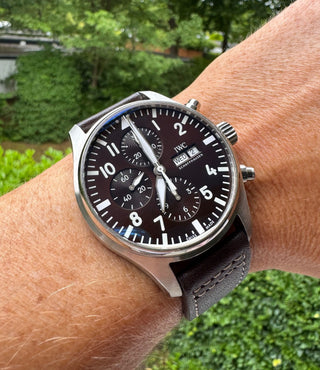 IWC Fliegeruhr Chronograph IW377713 - Brown Dial - 43MM - Automatik - Full Set