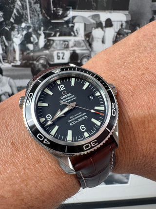 Omega Seamaster Planet Ocean 600M Co-Axial 42MM - First Series - Grey Dial - Unpoliert - Full Set