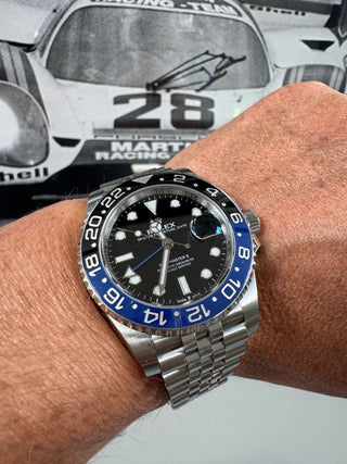 Rolex GMT-Master II BATGIRL - Jubilee - LC100 - Full Set - Automatik
