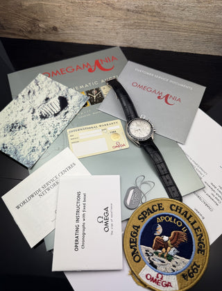 Omega Speedmaster Moonwatch Apollo XI 25th Anniversary Limited 3692.30.00 Omega Mania - White Gold