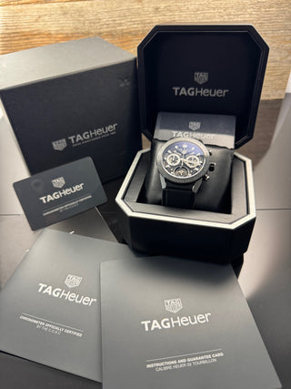 TAG Heuer Carrera Heuer-02T Calibre HEUER 02T Tourbillon CAR5A8Y MINT / NEUWERTIK - B&P