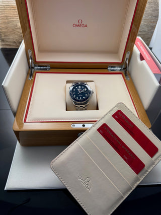 Omega Seamaster Diver 300 M Co-Axial Blue Ceramic Full Set
