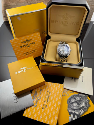Breitling Chronomat GT A13352 MOP Dial / Perlmutt Automatik Full Set 2004
