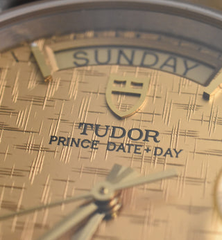Tudor Prince Date Day 76213 Automatik Stahl / Gold - Linen Dial - Zertifikat