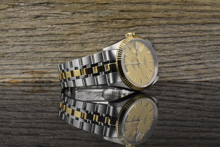 Tudor Prince Date Day 76213 Automatik Stahl / Gold - Linen Dial - Zertifikat