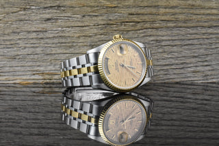 Tudor Prince Date Day 76213 Automatik Stahl / Gold - Linen Dial - Zertifikat