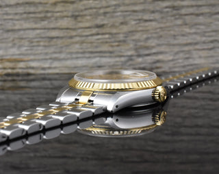 Tudor Prince Date Day 76213 Automatik Stahl / Gold - Linen Dial - Zertifikat