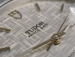 Tudor Prince Date 74034 NOS / UNGETRAGEN - Silver Linen Dial - Full Set