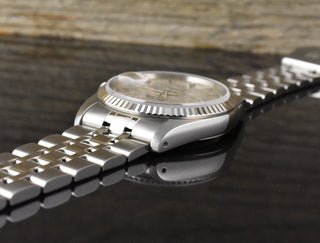 Tudor Prince Date 74034 NOS / UNGETRAGEN - Silver Linen Dial - Full Set