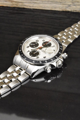 Tudor Prince Date Chronograph 79260 Panda Porzellan Dial - Zertifikat