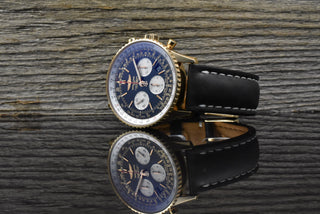 Breitling Navitimer 01 Panda Dial 18k Roségold unpoliert RB012012 Full Set