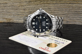 Omega Seamaster Diver 300 M 41MM Automatic Blue / Gray Dial - Vintage 1998