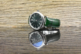 IWC Portofino Automatic 34 Automatic Green Diamond Dial Folding Clasp Full Set 2021