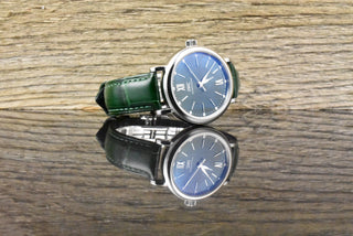IWC Portofino Automatic 34 Automatic Green Diamond Dial Folding Clasp Full Set 2021
