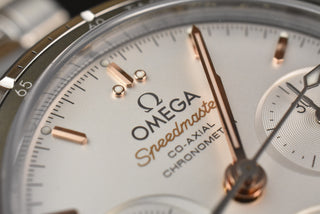 Omega Speedmaster 38 Chronograph Co-Axial - Roségold Hands - Automatik - Full Set